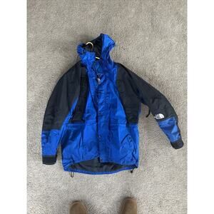 The North Face Vintage Jacket Shell Mens Size LARGE Gore Tex Blue